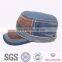 3D emboridery metal buckle army cap