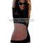 Black Sexy Dew Navel Hollow-out Short Sleeves One-piece Swimwear PW-LC41081