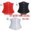 black&red&white corsets bustiers jacquard vintage sexy women WNS-1508