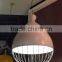 Hanging Aluminum Crystal Pendant Light Box