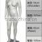 Standing Glossy White Plus Size Female Mannequin For Display