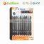 Heavy duty crv double cross screwdriver bits