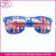 Cheap Yiwu Wholesale Promotional UK Flag Sunglasses, World Cup Soccer Fans Item Sunglasses