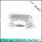 Octagon shape princess cut white color cubic zirconia gemstone