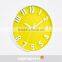Deheng 12 inch 3D cheap plastic decorative wall clock
