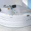 China supplier Bathroom Corner Whirlpool Bath tub CE Two People Indoor whirlpool massage bathtub 1500