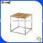 ZT-1060T Quality aluminum wooden coffee table