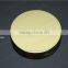 Customized shiny gold candle lid, decorative glass jars lids for wholesale