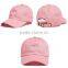 6 panel unstructed baseball cap, metal buckle dad hats with your custom logo