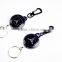 2016 new hot promotion gift custom logo metal retractable keyring