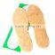 super thick latex and wool material heated latex wool insoles