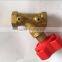 Brass lock balancing valve