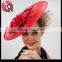 2016 hot sell new Europe America style ladies white wedding hats