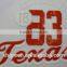 Jersey Number Heat Transfer Sticker