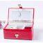 Chinese factories wholesale custom luxury leather jewelry box, fashion beautiful gift box