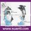 Hot Selling Wholesale Polyresin Dolphin Statue with Factory Price