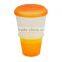Good Quality 2 in 1 Take It To Go Container Milk Cereal To Go Pp Plastic Cup