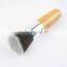 Single flat round cosmetic makeup duo fiber stippling brush duo fibre brushes