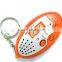 mini LED keychain voice/sound recorder for promotional gift