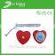 Good quality heart shaped bmi tape measurement soft pvc flexible ruler measured tape leather