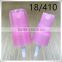 18 410 screw Fancy Black Cosmetic Plastic Spray Pump/Water Mist Sprayer /fine mist sprayer with cap