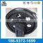 Excavator undercarriage parts front idler roller / guide wheels for Hyundai R200