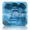 2015 cheap price lucite acrylic deluxe outdoor spa with pump