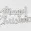 Silver/Golden English Merry Christmas Alphabet Decorative Hanging Ornaments Christmas Words Decorations