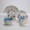 16pcs Dinnerware Set, Stoneware with Handpainting