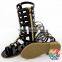 Children Girls Fashion Summer Shoes Bling Bling Long Black Sandals Shoes