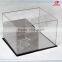 China supplier wholesale luctie plastic acrylic toy storage box with lock for dispaly