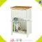 wholesale fashion kids wooden white cabinet high quality baby wooden storage W08D022