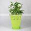 round hollow out pp plastic garden pot