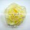 Decorative handmade burn verge wholesale satin fabric flower for dresses