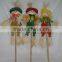 Straw havest outdoor scarecrow
