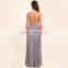 Pleated Maxi Long Chiffon Dress For Women