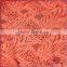 Orange water soluble lace embroidery fabric,fashion embroidered tulle lace