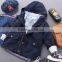 Washed wrinkly baby wear hoodie coat wholesale boys windproof jacket