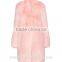 2016 best selling winter women pink sexy fox fur coat OEM service