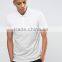 Latest Custom Short Sleeve Cut And Sew Panel White Grey Contrast Design Men's 100% Cotton Jersey Casual Polo Shirt