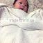 size 80 and 135cms 100% cotton waffle weave knitted breathable air conditioning newborn baby blanket