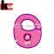 Oekotex/Sedex factory organic cotton blue cute baby waterproof bibs