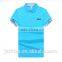 Custom printing cotton polyester mesh different color collar polo shirt