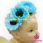 Remake Photo Props Plain Color Fabric Bulk Flower Festival Kids Hairband Beach Baby Girl Headband