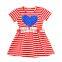 S17725A European Kid's Dress Baby Girl Wear Summer Dress