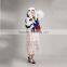 Myfur Wholesale Short Style Colorful Fox Fur Coat for Fashion Girls