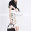 Girls wearing images tight faux leather short pencil skirt with dancing wolves