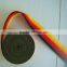 Rainbow polypropylene webbing