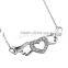 New Fashion  Winged Heart Stainless Steel pendant necklace