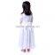 Kids Girl Solid White Long Dress
